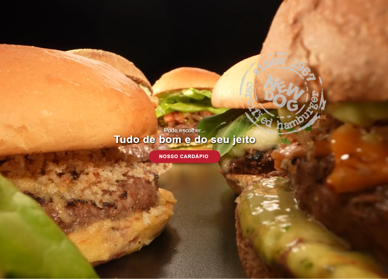 New Dog â— website do restaurante